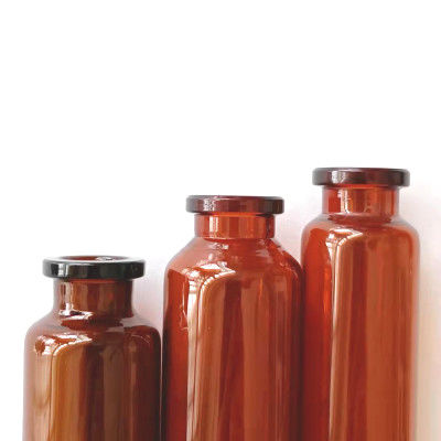 بطری شیشه ای کوچک بوروسیلیکات خنثی ODM 3 میلی لیتری شیشه ای برای دارو