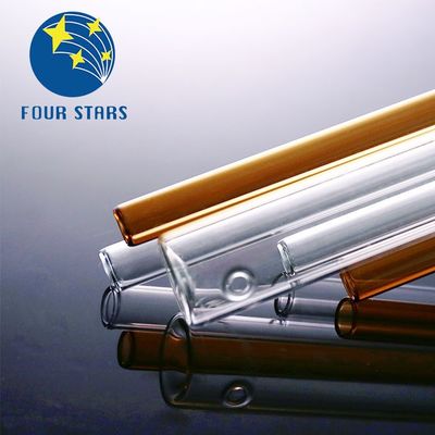لوله شیشه ای کهربایی با انتهای باز آسان 1ml-20ml ODM شفاف