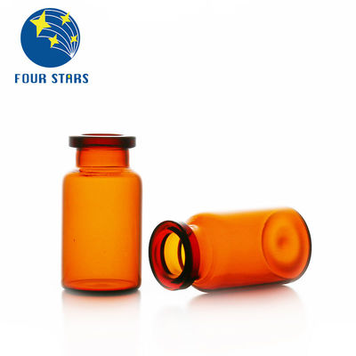 ویال های تزریقی لوله ای شیشه ای کهربایی شفاف 2ml 2ml 7ml 10ml 15ml 20ml 30ml