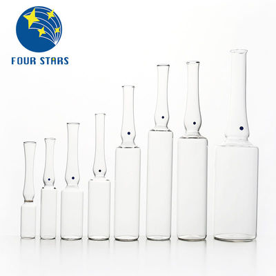 Borosilicate5.0 آمپول شیشه خالی شیشه ای سطح صاف