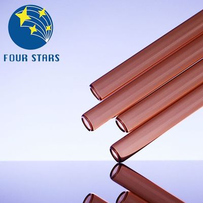 لوله آزمایشی کوچک کهربایی رنگی شیشه ای بسیار صیقلی 1-20 میلی لیتری