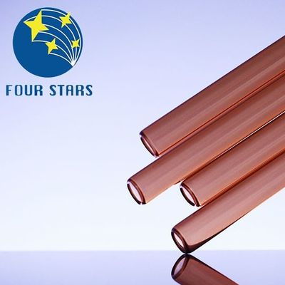 لوله شیشه ای کهربایی رنگی بوروسیلیکات خنثی 1ml-20ml لوله شیشه ای استوانه ای
