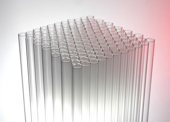 درب لاستیکی ویال لوله شیشه ای 2 میلی لیتری شفاف بوروسیلیکات خنثی